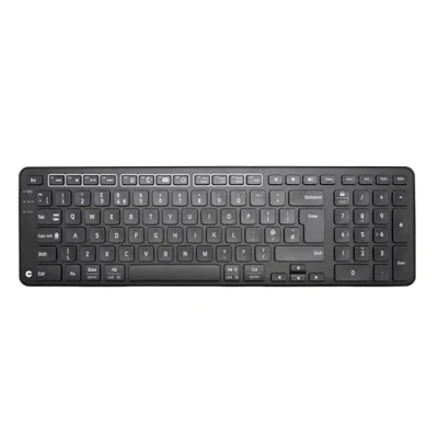 Immagine di Contour Balance Keyboard Black Tastiera Cablato Layout USA Super sottile Ergonomica Tastierino numerico + tasti multimediali Per casa e ufficio Compatibile con Windows Mac