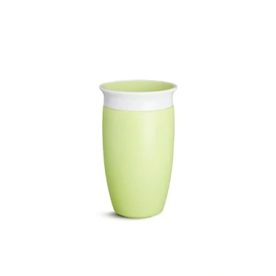 Immagine di Tazza Munchkin Miracle 360, per Svezzamento senza BPA Bambini a partire da 12 mesi, Antigoccia, Prova di Perdite, Lavabile in Lavastoviglie Capacità: 296 ml, Colore: Verde
