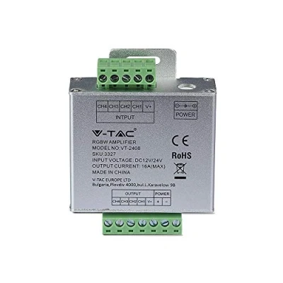 Immagine di Amplificatore di Segnale per Controller Strisce LED RgbW, 12 24V, 4 Canali, 6A Canale 24A Max