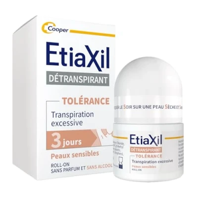 Immagine di ETIAXIL Deodorante Trattamento Sudorazione Eccessiva Ascelle TOLLERANZA Efficacia 3 giorni 15 ml