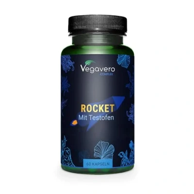 Immagine di Integratore per UOMO Performance: Resistenza + Prestazione Vigore Ginseng, Maca, Fieno Greco, L Arginina, Zinco, Ashwagandha 60 Capsule Senza Additivi Vegan Vegavero®