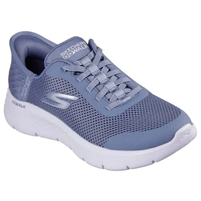 Immagine di Skechers Go Walk Flex Sneaker da donna senza mani Grand Entry, Blu, 38.5 EU, 124836