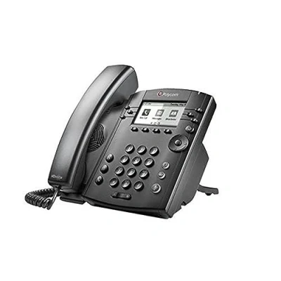 Immagine di Polycom VVX 301 telefono IP Nero Cornetta cablata LCD 6 linee