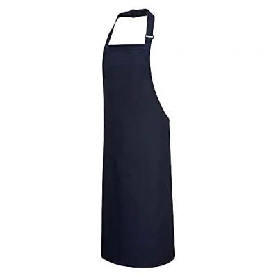 Immagine di Portwest S840NAR Grembiule in Cotone con Bretelle, Blu, Taglia Unica