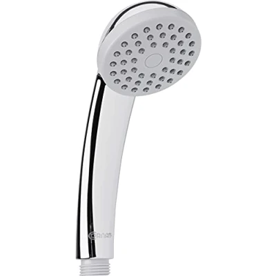 Immagine di Cornat TECB3472 Doccetta &quot;Amarela&quot;, diametro testa 67 mm, cromato, 1 tipo di getto, anticalcare e risparmio idrico, soffione doccia per vasca da bagno, ECO
