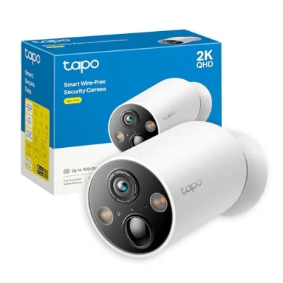 Immagine di Tapo C425 Telecamera WiFi Esterno Senza Fili 2K 4MP con Base Magnetica, Batteria 10000mAh, Allarme Rilevamento Movimento, IP66, Audio Bidirezionale, Visione Notturna a Colori, Nessun Hub Richiesto