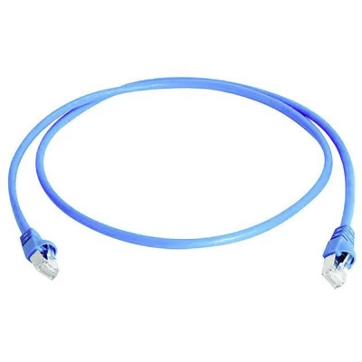 Immagine di Telegärtner L00006A0045 RJ45 cavo di rete, patch CAT 6A S/FTP 15.00 m Blu Ritardante fiamma, con protezione, Schermato a coppie, doppia schermatura,