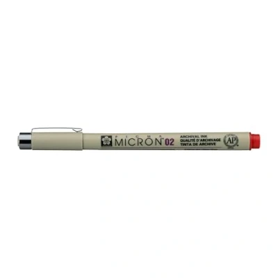 Immagine di SAKURA Fineliner PIGMA MICRON 02, rosso