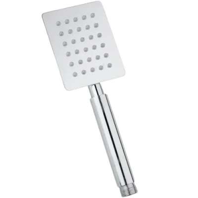 Immagine di Schläfer 1307610 Doccetta per Doccia Quadra, Soffione Ultrasottile, Alta Pressione Universale, Telefono Venice in Acciaio Inox Cromo, Argento