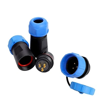 Immagine di Connettore in linea SP21 IP68 2/3/4/5/7/9 / 12pin Aviation impermeabile(3 PIN)
