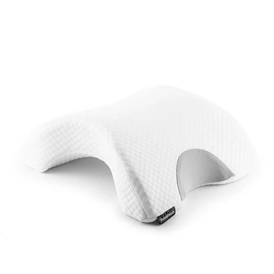Immagine di InnovaGoods Cuscino Viscoelastico Cervicale Cozzy per Coppie, Ergonomico, Memory Foam, Federa Removibile, Migliora Sonno, Bianco, Taglia Unica