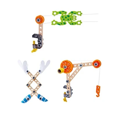Immagine di HAPE Junior Inventor Kit Base con Tre esperimenti per promuovere abilità Steam e Mint nei bambinii dai 4 Anni in su, Multicolore, 26,5 x 24 5 cm, E3030