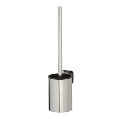 Immagine di Tiger Colar Scopino e Portascopino da WC, Acciaio (Inox Lucidato), 8.8 x 38.1 10.8 cm