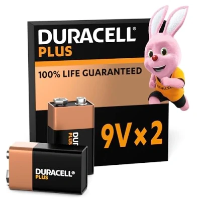 Immagine di Duracell Plus 9V B2 Batteria da 9 V Alcalina/manganese 2 pz.