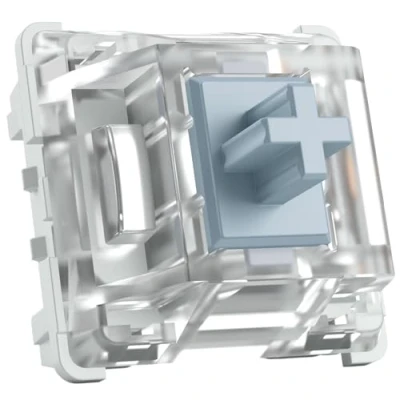 Immagine di Glorious Gaming 120 switch Kailh per tastiera meccanica (argento) Lineari e veloci, forza di attuazione 40 gf, a 3 pin, compatibili con SMD LED Silver