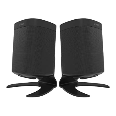 Immagine di ONE, ONE SL &amp; Play:1 Supporto da Tavolo, Confezione Doppia, Nero, Compatibile con Altoparlanti Sonos PLAY1