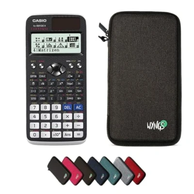 Immagine di CALCUSO Pacchetto Base grigio scuro con Calcolatrice Casio FX 991DE X ClassWiz (Tedesco)