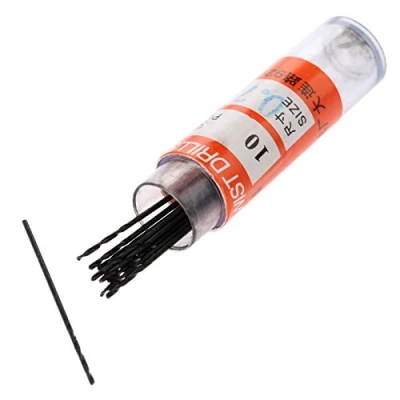Immagine di Mtsooning 10 pezzi 0,7 mm micro HSS Twist Drill Bit gambo dritto strumento di perforazione elettrica
