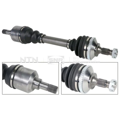 Immagine di SNR DK59.018 Albero motore / Semiasse Assale anteriore Sx 592mm con cuscinetto in gomma PEUGEOT: 206 Hatchback, 307 Station Wagon