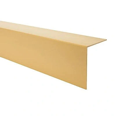 Immagine di Quest Profilo angolare in PVC, autoadesivo, protezione per bordi, paraspigoli, 40 x mm, 200 cm, colore oro, robusto e durevole