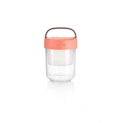 Immagine di Lékué Contenitore Ermetico per Conservare e Trasportare Qualsiasi Tipo di Alimento, 400 ml, Marrone Turchese