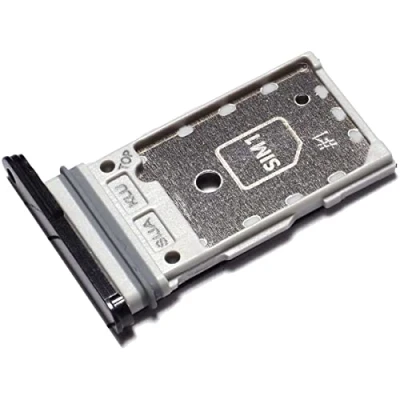 Immagine di Porta Scheda SIM per Samsung Galaxy S22, S22+ (SM S901B/DS, SM S906B/DS), Ricambio Originale, Nero