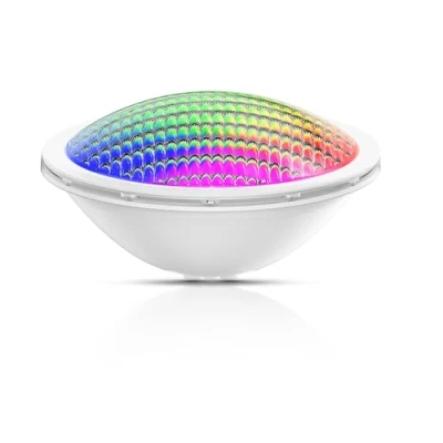 Immagine di LyLmLe LED Piscina PAR56, 20W Luci Sommergibile PAR56 Multicolore RGB Lampada, Subacquea a Illuminazione Cambia Colore Impermeabile IP68, 120angolo, 12V AC (Senza Telecomando)