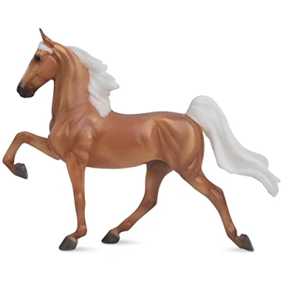 Immagine di Breyer Horses Freedom Series Palomino Saddlebred Giocattolo per cavalli 24,8 x 17,8 cm Scala 1:12 Modello #1055