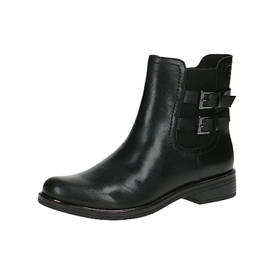 Immagine di Caprice Stivaletti texani / biker, Donna, Taglia: 38, Black nappa Pelle