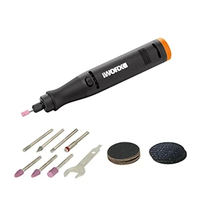 Immagine di WORX MakerX utensile multifunzione a batteria, 18 V (20 max), WX739.9, motore brushless, rotativo per smerigliatura, lucidatura, taglio trapano, Powershare (hub,