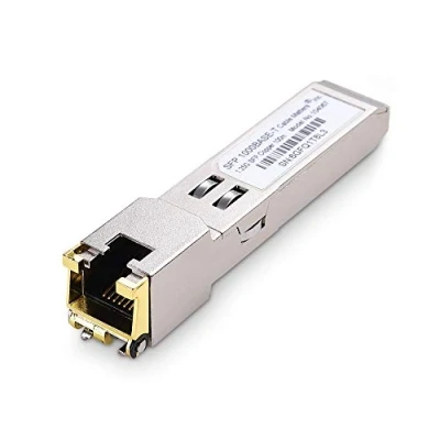 Immagine di Cable Matters Ricetrasmettitore Gigabit 1000BASE T SFP a RJ45 Ethernet modulare in rame per Cisco, Ubiquiti, TP Link, Huawei, Mikrotik, Netgear e Supermicro
