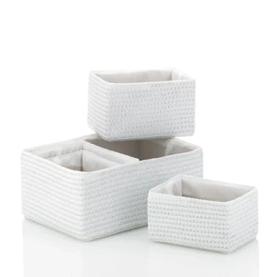 Immagine di Kela 21781, Set di 5 cestini, Varie Dimensioni, Plastica PP, Rimossa&#039;, Bianco, White, one size