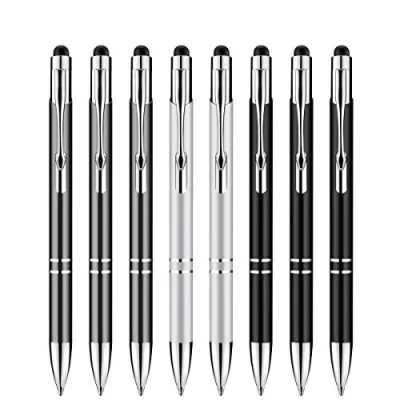 Immagine di Zoonnis Penna Touch, 2 in 1 Pennino Stilo capacitive universali per schermi tattili Dispositivi, Ad Alta sensibilità Adatta Tablet iPad Apple Kindle Samsung Galaxy, Penne a Sfera(Nero+Argento+Grigio)