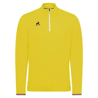 Immagine di Le Coq Sportif N1 Training Sweat Felpa Uomo, Felpa, 2021047_4XL, Giallo (Original Jaune), 4XL