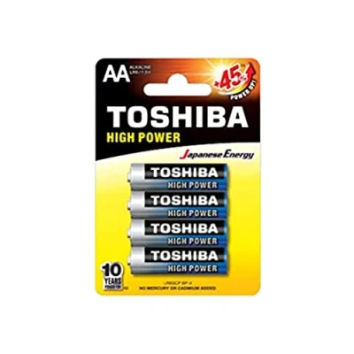Immagine di Toshiba Batterie Stilo AA Alcalina LR6GCP BP 4 1Cnf/4pz