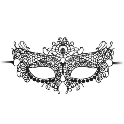 Immagine di Maschera in Pizzo Queen Nera