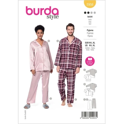 Immagine di Burda 5956 Cartamodello da cucire [Taglia M XL] Level 1 per principianti