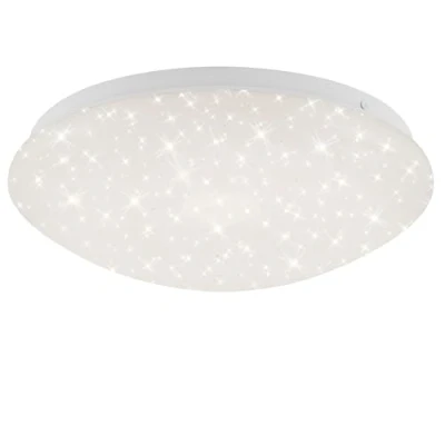 Immagine di Briloner Leuchten Plafoniera LED con telecomando, opzione cambio colore, funzione luce notturna, dimmerabile, metallo, 10 W, bianco