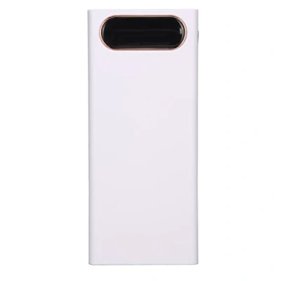 Immagine di 16x18650 Guscio Batteria Esterna, 2 Uscite USB Power Bank Fai da Te, Scatola in Plastica con Display LCD, Custodia per Bank, Tre Ingressi Micro/Tipo C, Design Piccolo e Leggero(Bianco)