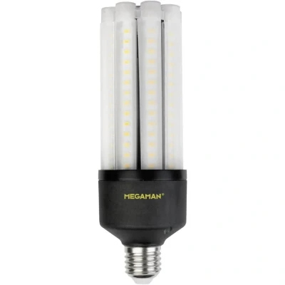 Immagine di Megaman MM60724 LED (monocolore) ERP F (A G) E27 Forma di asta 27 W = 50 Bianco neutro (Ø x L) 63 mm 188 1 pz.