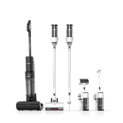 Immagine di Tineco FLOOR ONE SWITCH S7 Lavapavimenti Smart Multifunzione, Autopulizia, Durata della Batteria Prolungata Spazzola ZeroTangle Pulizia a Doppio Bordo