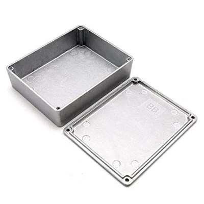 Immagine di BE Tool scatola per progetti elettronici, in alluminio pressofuso, alimentazione esterna, di giunzione impermeabile, completa connettore (1 pezzo, 1590A 92,5 x 38,5 31 mm)