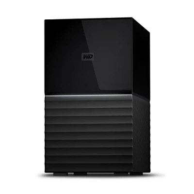 Immagine di WD My Book Duo 16 TB Hard Disk esterno da 3,5 USB 3.2 Gen 2 (USB 3.1) Nero WDBFBE0160JBK EESN