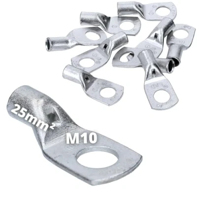 Immagine di 10 pezzi Cembre A5 di m10 Scarpa tubo cavo 25 mm² unisoliert in rame stagnato