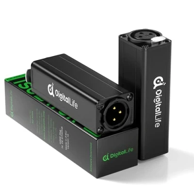 Immagine di DigitalLife XLR Ground Loop Isolator (Noise Filter) Mono Channel, Pack of 2 Units