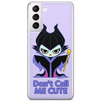 Immagine di Ert Group custodia per cellulare Samsung S21 PLUS originale e con licenza ufficiale Disney, modello Maleficent 003 adattato in modo ottimale alla forma dello smartphone, TPU