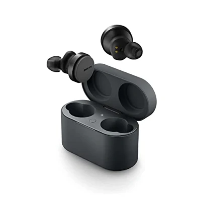 Immagine di Philips TAT8506BK vere cuffie senza fili, cancellazione del rumore Pro, auricolari con doppio microfono e controllo touch, connettività Bluetooth multipoint, 35 ore di gioco, nero