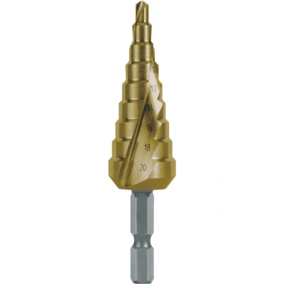 Immagine di RUKO 101051TH Punta a gradini 4 20 mm HSS Lunghezza totale 81 TiN 1 pz.