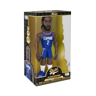 Immagine di Funko Gold 12&quot; NBA: Clippers Kawhi Leonard Probabilità di 1/6 per la Variante ChaseASE Figura D&#039;azione in Vinile da Collezione Idea Regalo il Compleanno Merchandising Ufficiale