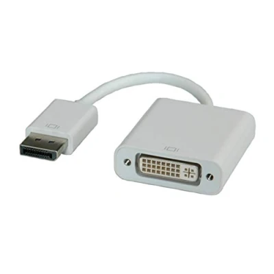 Immagine di Roline Displayport / DVI Cavo adattatore Spina DisplayPort, Presa D 24+1pol. 0.15 m Grigio 12.03.3133